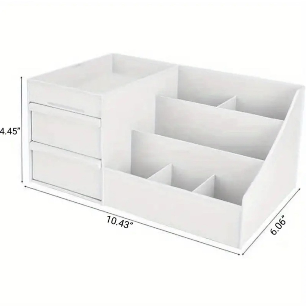 White Cosmetic Organizer - Picture 5 of 7